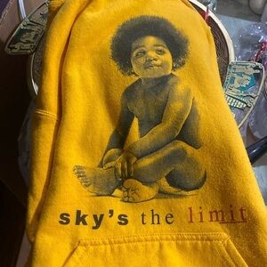 Vintage-The‎ notorious BIG men’s/women’s yellow hoodie size small